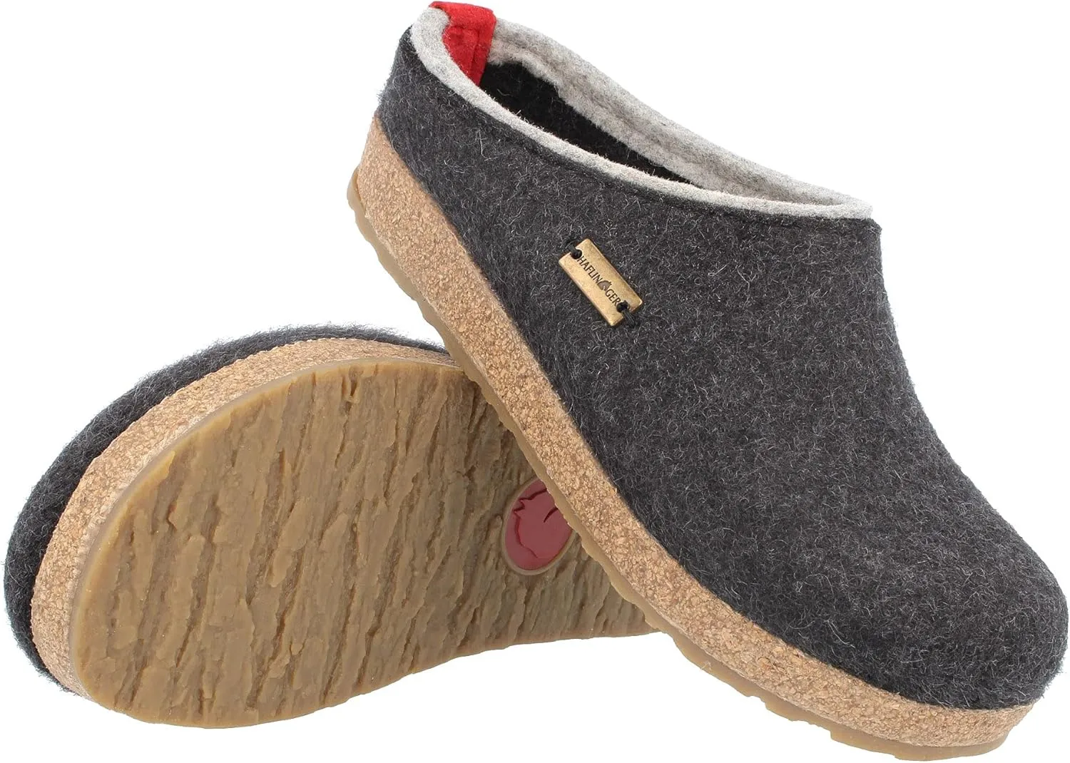 HAFLINGER Kris Felt Clog Wool Slipper Unisex