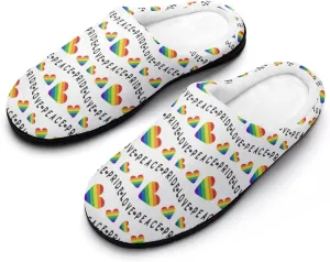 Halloween Green Eyes Black Birds Cat House Slippers For Woman Ladies Memory Foam Bedroom Slipper Outdoor Slip-On Shoes