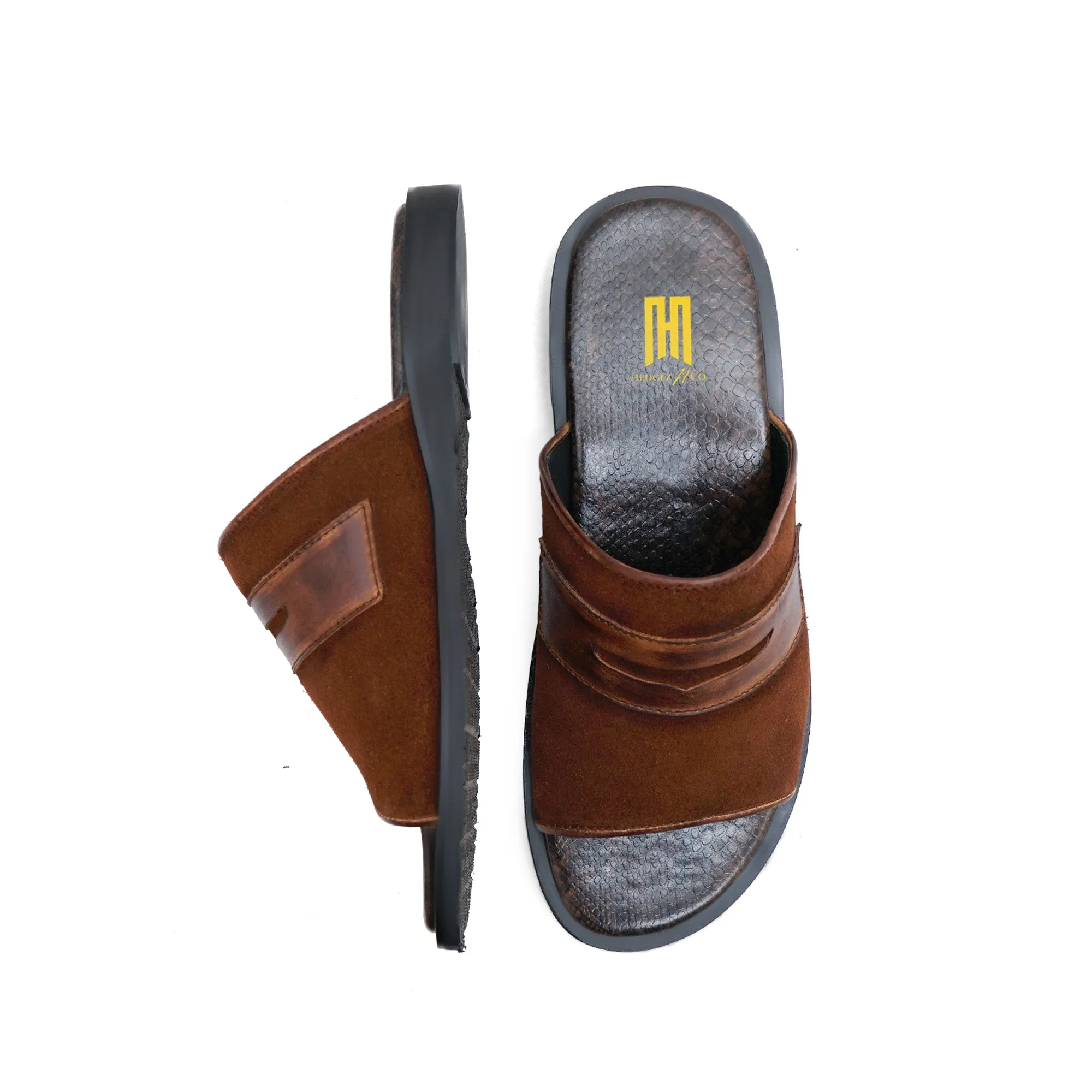 Hedgez Premium Leather Slipper Kaprio- CH49