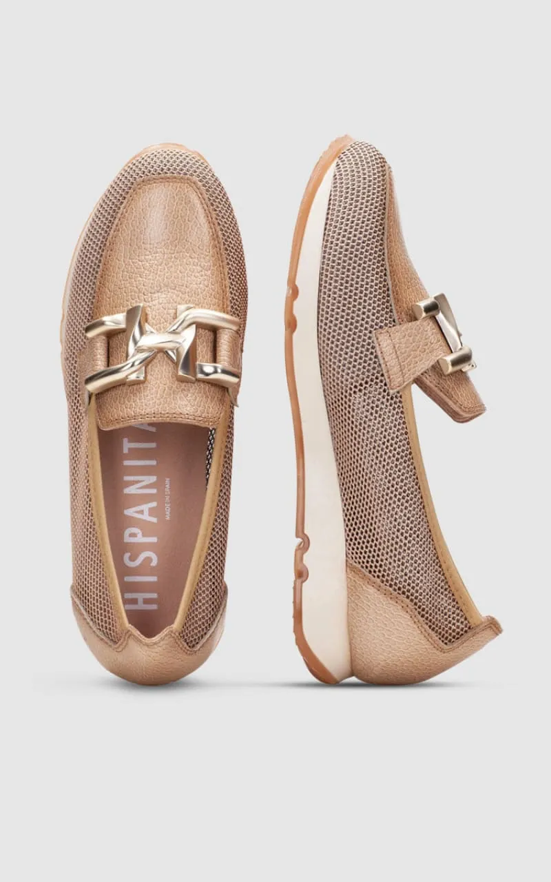 Hispanitas - Kaira Buckle Loafer in Desert
