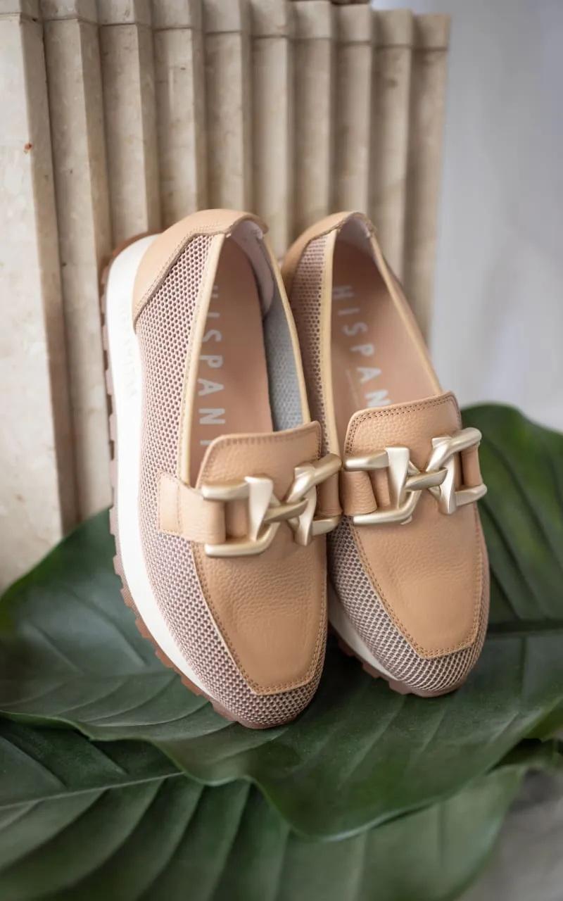 Hispanitas - Kaira Buckle Loafer in Desert