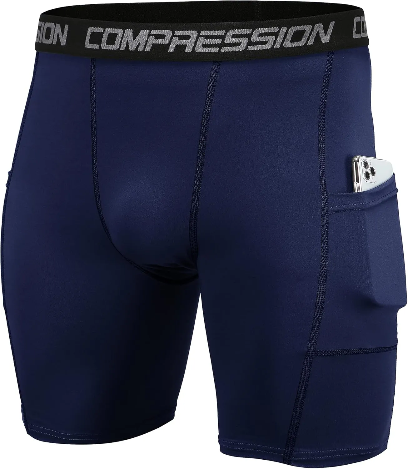 Holure Men's Performance Compression Shorts Athletic Workout Running Underwear (3 or 5 Pack)