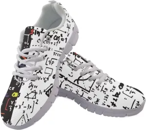 HUGS IDEA Women's Running Sneakers Cute Yorkshire Terrier Pattern Soft Breathable Walking Shoes