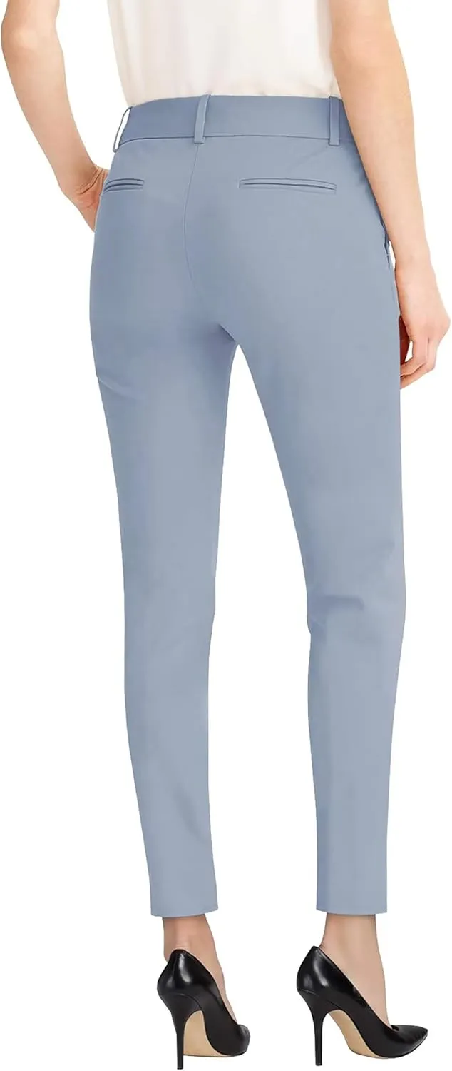 Hybrid & Company Womens Ultra Comfy Stretch Slim Fit Trousers Chino Pants with Pocket