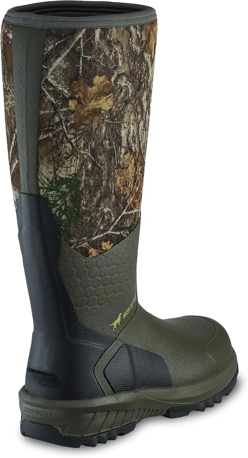 Irish Setter, MudTrek, Unisex, 17", Waterproof, Full Fit, Hunting Boot, Realtree Edge