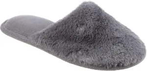 isotoner Womens Faux Fur Laurel Clog Slippers