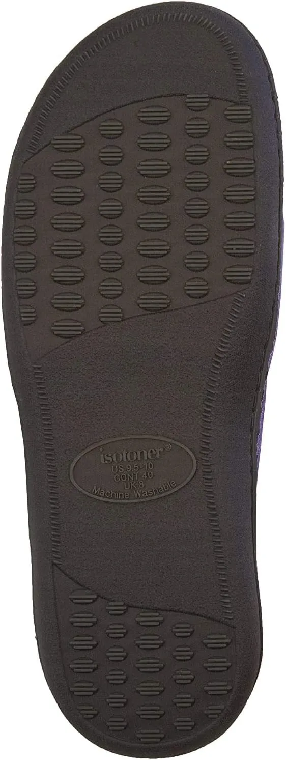 isotoner Womens Microterry Bow Slide