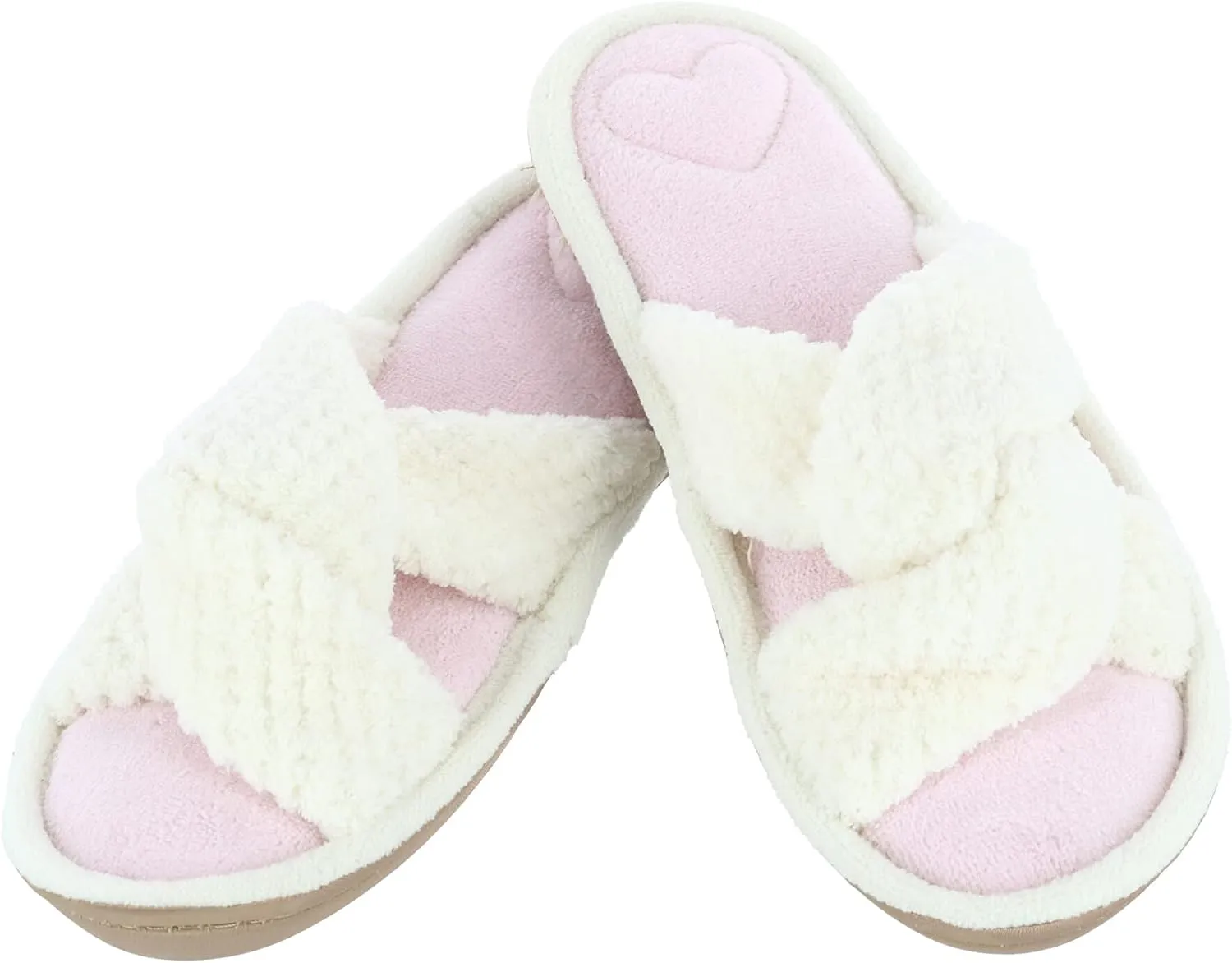 isotoner Womens Recycled Popcorn Microterry Twist Slide