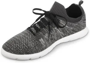 isotoner Zenz Mens Lace Up Slippers, Lightweight Unlined Sport Knit Slip-Ons