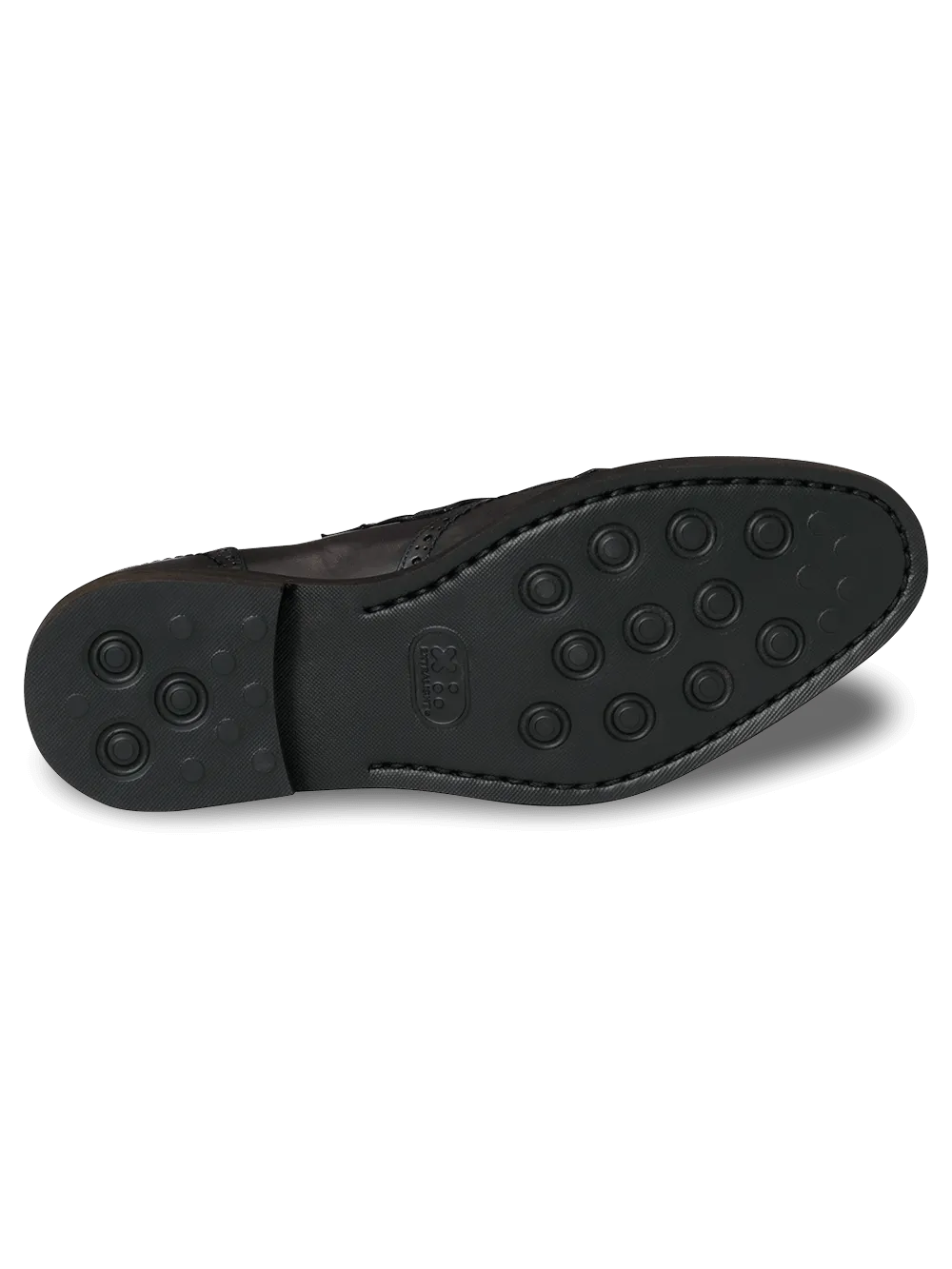 James Kiltie Monk Strap Loafer - Charcoal