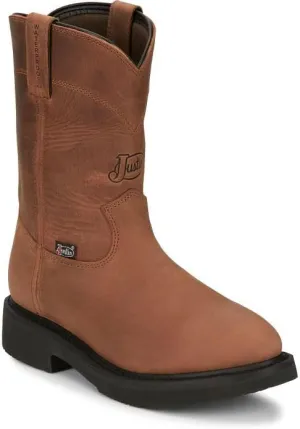 Justin Boots Men's OW6604 Round-Up 10" Waterproof Work Boot