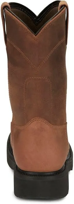Justin Boots Men's OW6604 Round-Up 10" Waterproof Work Boot