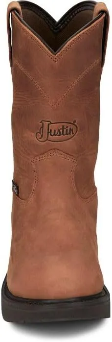 Justin Boots Men's OW6604 Round-Up 10" Waterproof Work Boot