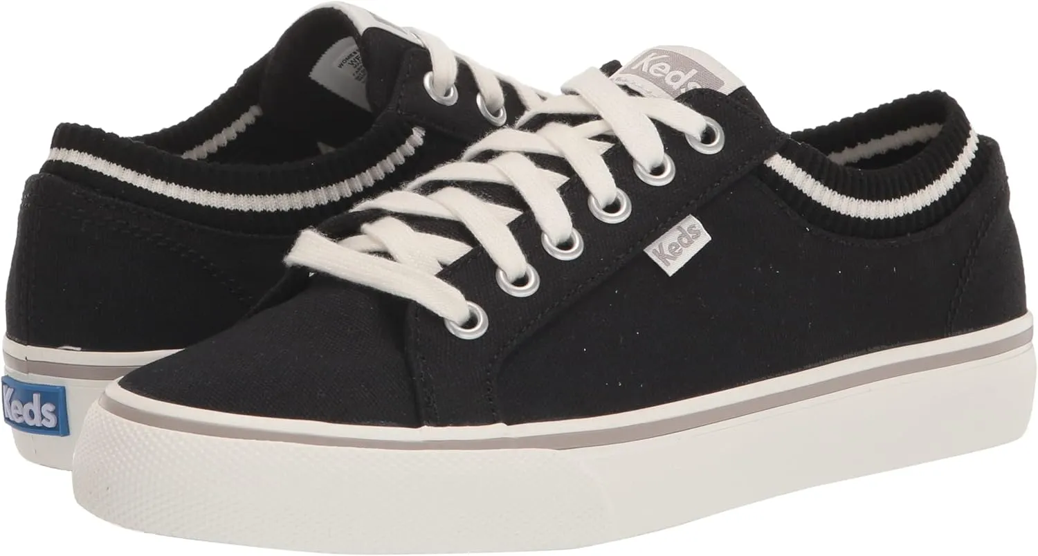 Keds Women's Jump Kick Rib Knit Lace Up Sneaker