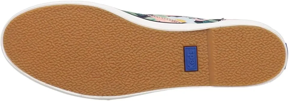 Keds Womens X The Platform Mid Vintage Blossom Lace Up Sneakers Shoes Casual - Blue