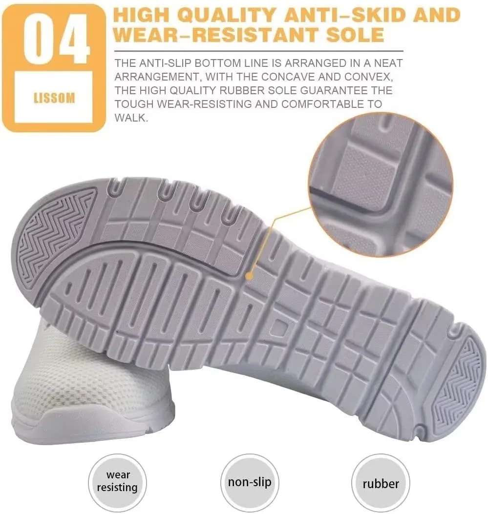KEIAHUAN Girls Running Shoes Sports Non-Slip Training Shoes Washable Strap Athletic Tennis Shoes Lace up Walking Flats Sneakers Trendy