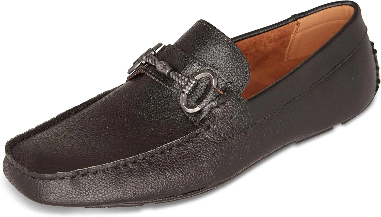 Kenneth Cole REACTION Men's Dawson Bit Driver Driving Style Loafer, Black, 8