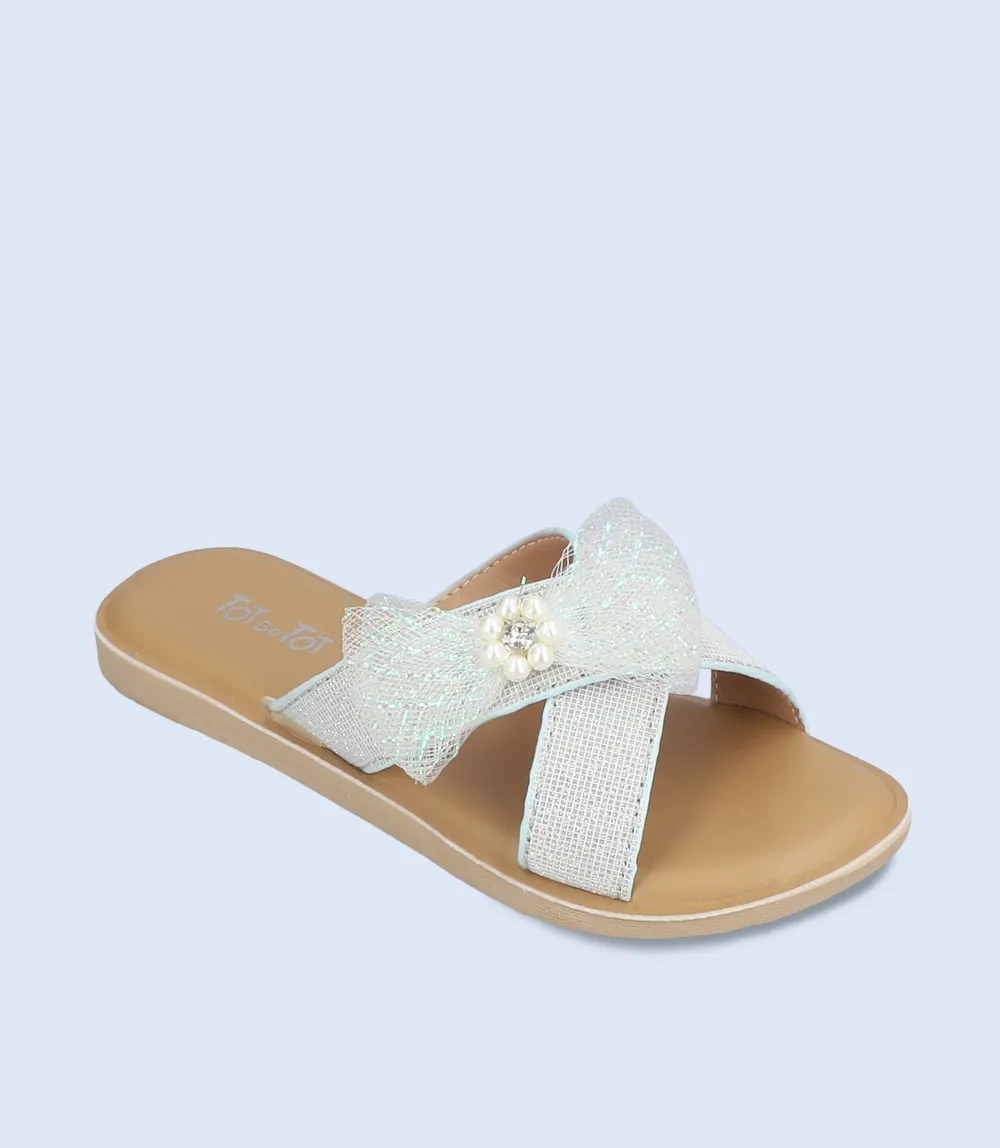 KG0129-CHAMPAGNE-Girl Slipper