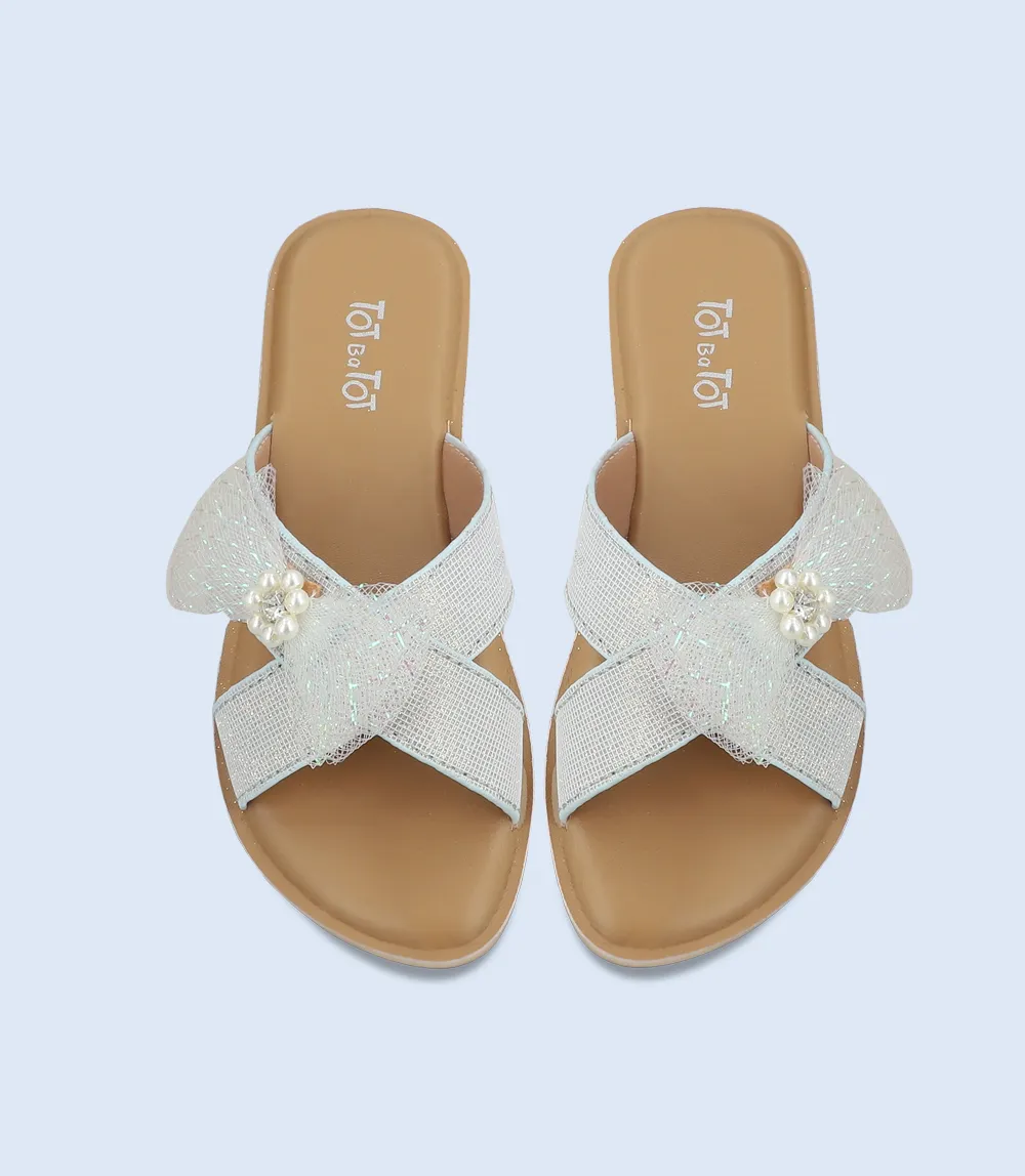 KG0129-CHAMPAGNE-Girl Slipper