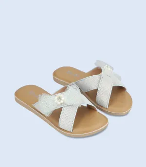 KG0129-CHAMPAGNE-Girl Slipper