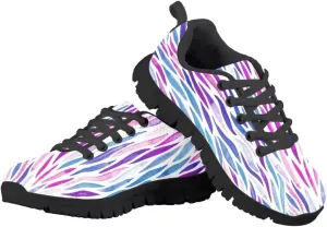 Kid Purple Girls Shoes Running Sports Sneakers Black Sole
