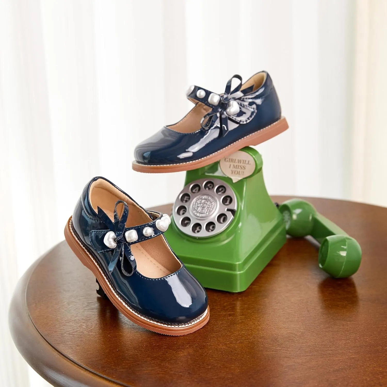 Kiderence Girls Flat Dress Shoes School Oxfords Marry Jane (Toddler/Little Kids)