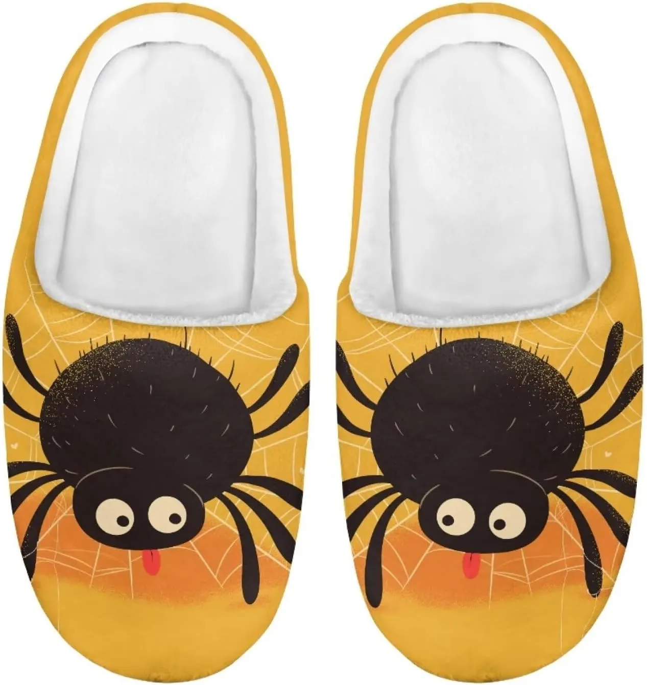 Kids Animal Cotton Slippers Slip-On Fuzzy Home Slippers Cozy Anti-Skid Plush Breathable Outdoor Slipper for Kids