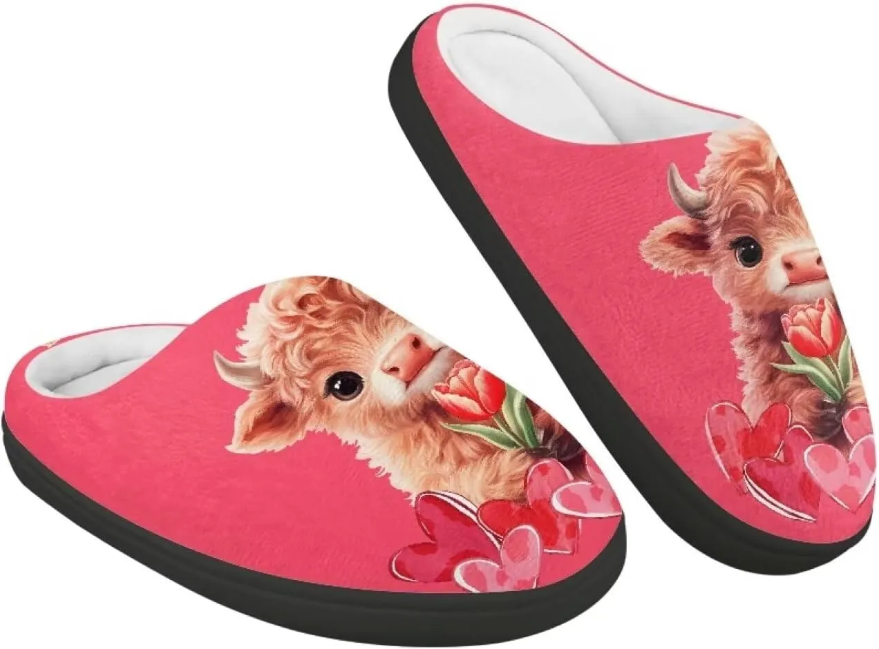 Kids Cotton Slipper Winter Warm Comfortable Fuzzy Fluffy Soft Breathable Non-Slip Home Outdoor Slippers for Toddler Boys GirlsLittle kids US 9-15
