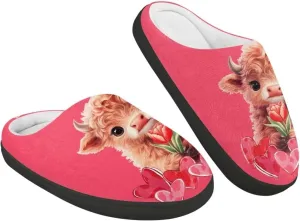 Kids Cotton Slipper Winter Warm Comfortable Fuzzy Fluffy Soft Breathable Non-Slip Home Outdoor Slippers for Toddler Boys GirlsLittle kids US 9-15