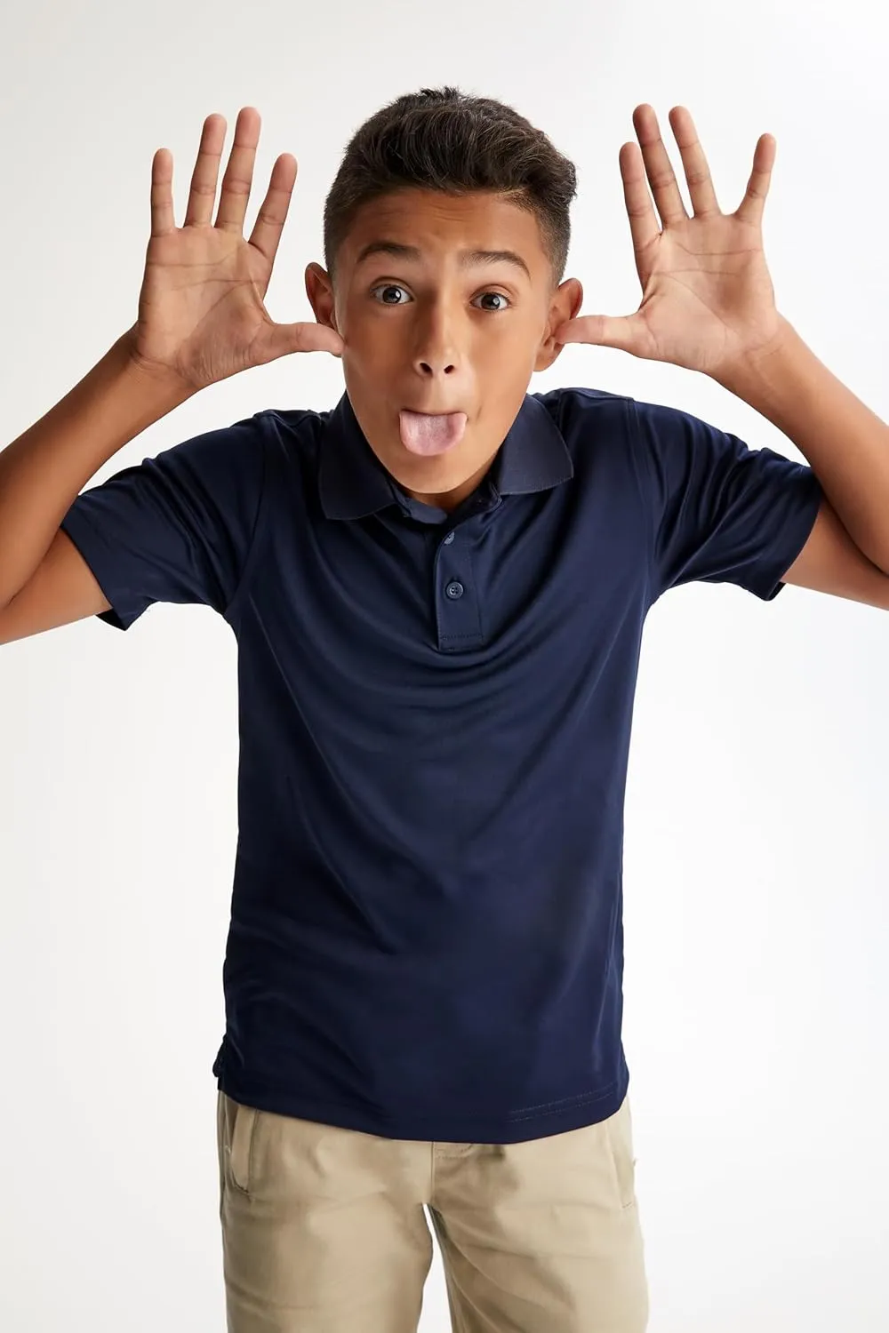 Kids' Short Sleeve Performance Polo Shirt