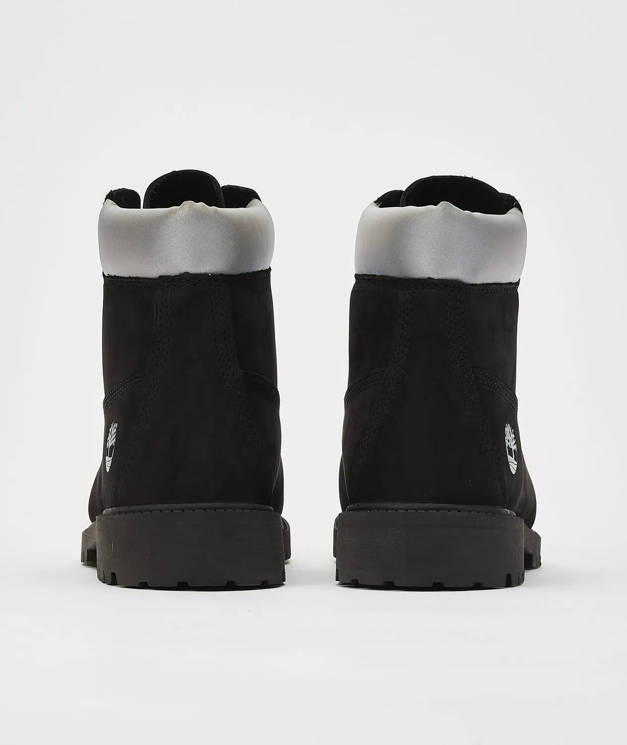 Kids Timberland 6-Inch Premium GS Black White TBOA63AU001 Snow Rain Boots