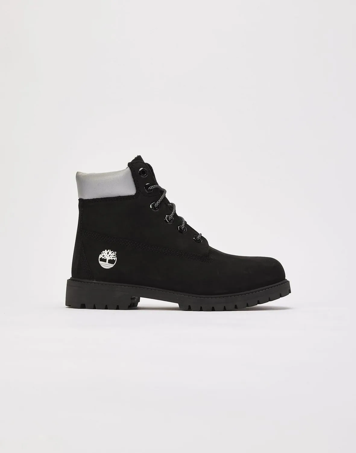 Kids Timberland 6-Inch Premium GS Black White TBOA63AU001 Snow Rain Boots