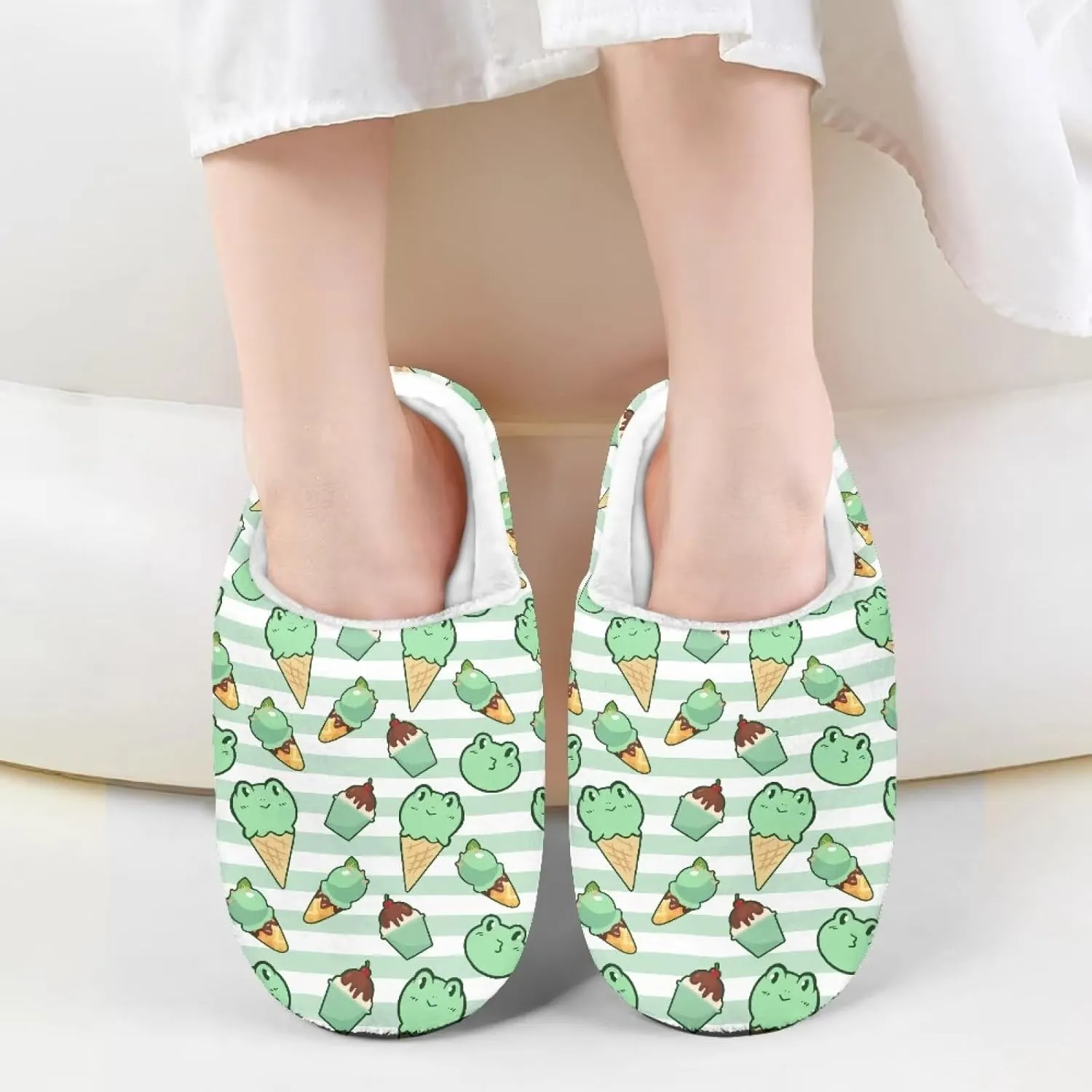 Kids Winter Slipper Boys Girls Cute Slippers Plush Warm Household Slipper Flat Non-Slip Slippers Indoor Shoes