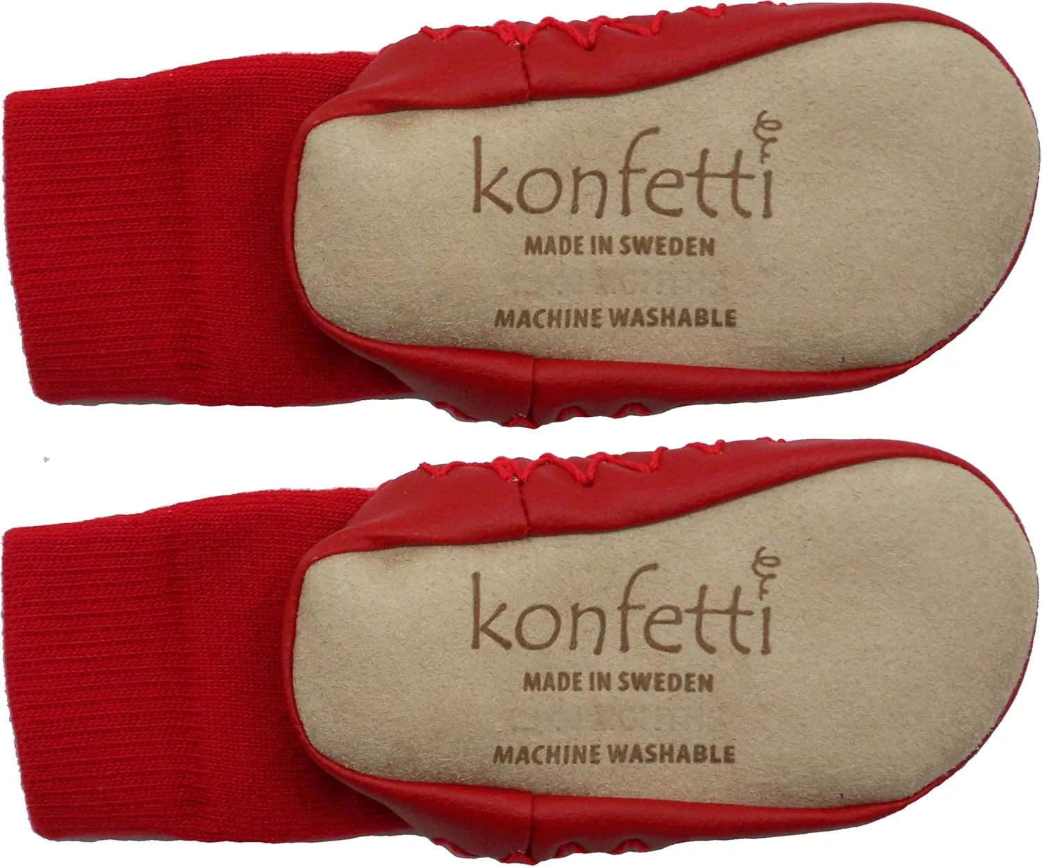 Konfetti Kids Swedish Moccasins House Slippers Shoes - Girls, Boys, Baby Slipper Socks - Home Footwear for Toddlers & Pre-School Children