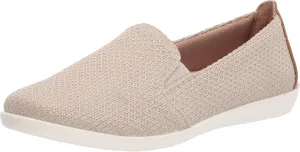 LifeStride Womens Next Level Slip-On Sneaker, Cream, 9 Wide US