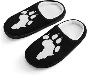 Lion Paw Print Cute Slippers For Girls Boys Anti Slip House Slipper Warm Shoes For Indoor Outdoor