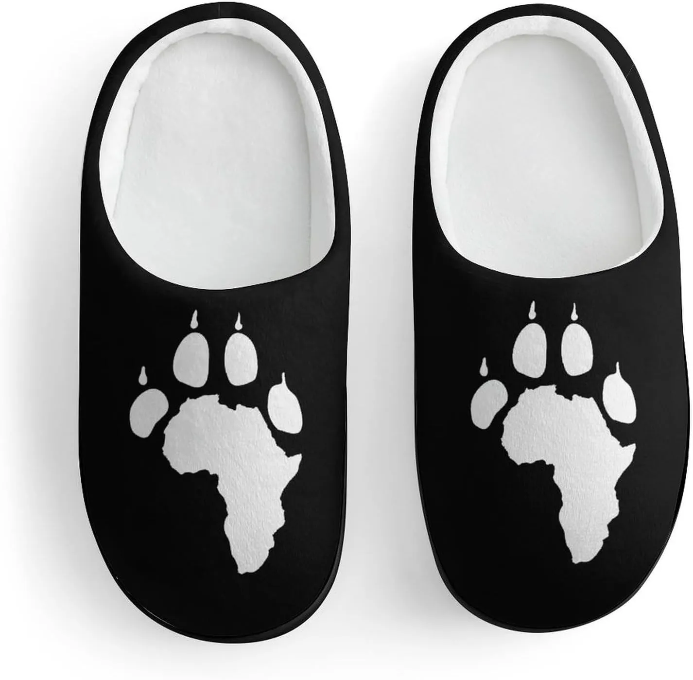 Lion Paw Print Cute Slippers For Girls Boys Anti Slip House Slipper Warm Shoes For Indoor Outdoor
