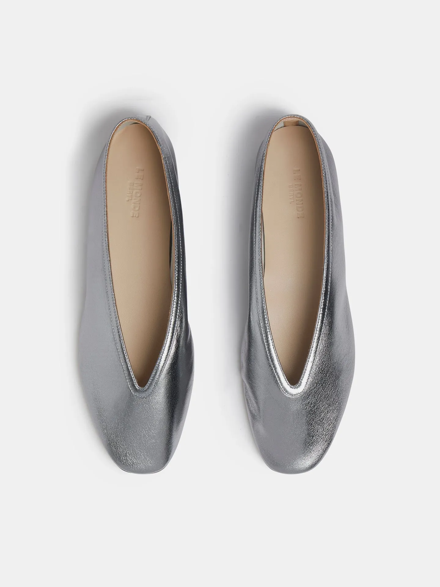 Luna Slipper / Silver Leather