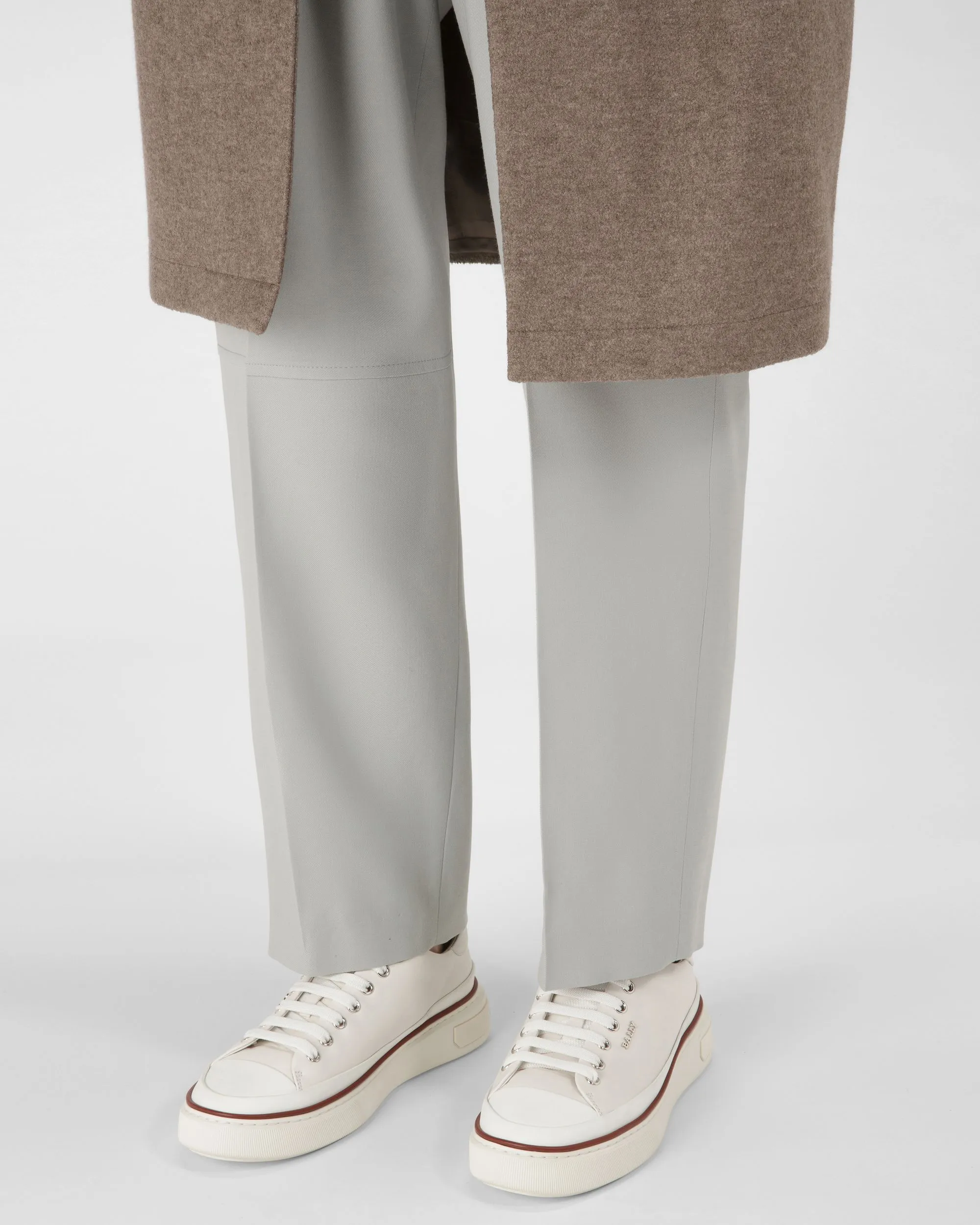 Maily Leather Sneakers In White