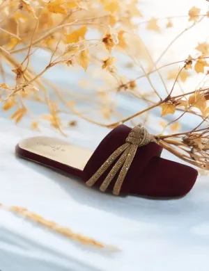Maroon Casual Slipper