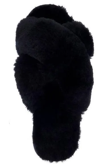 Mayberry Black Slippers