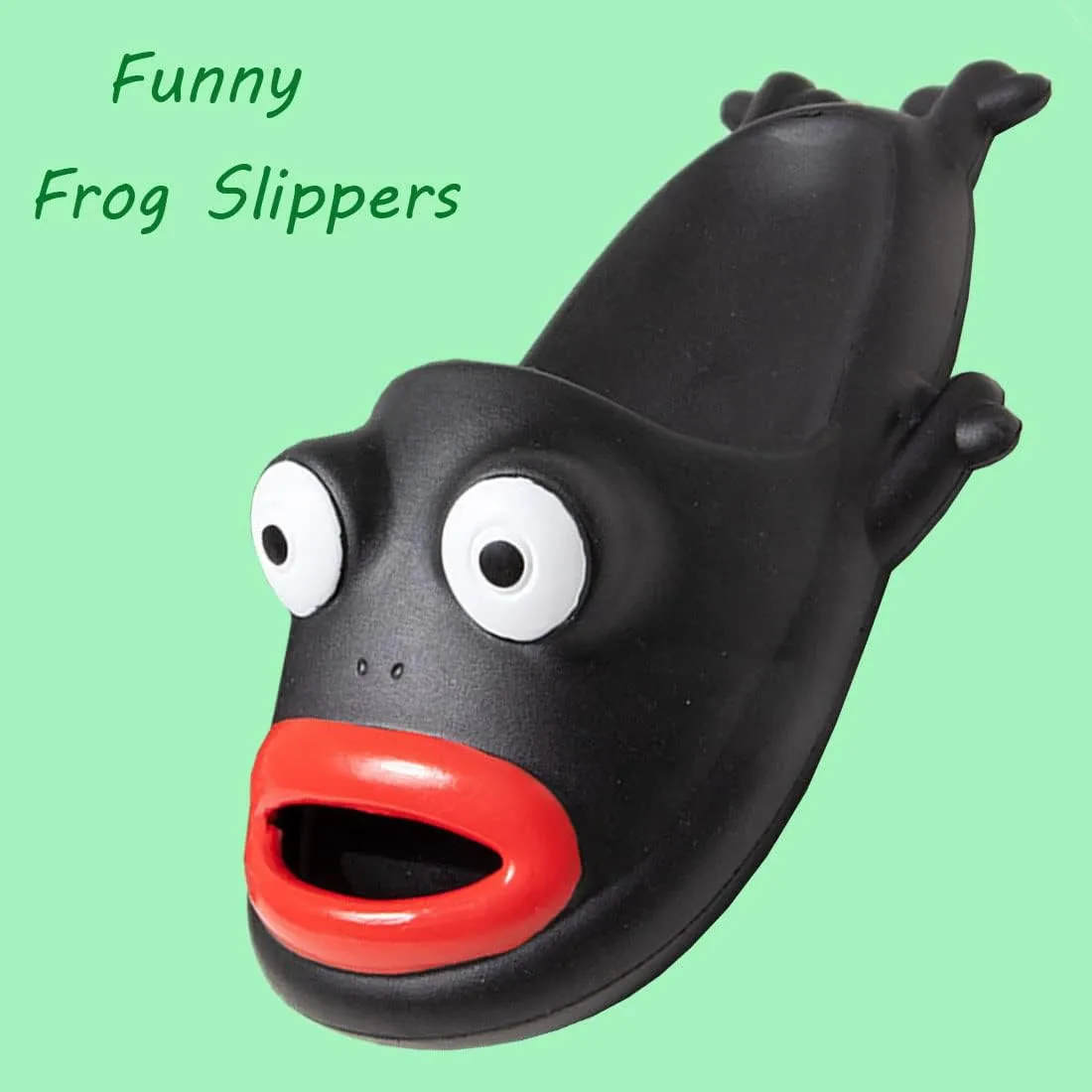 MEADOO Frog Slippers,Frog Flip Flops, Thickness Bath Slipper, Funny Couple Frog Slides, Bass Sandals, Beach & Shower Shoes