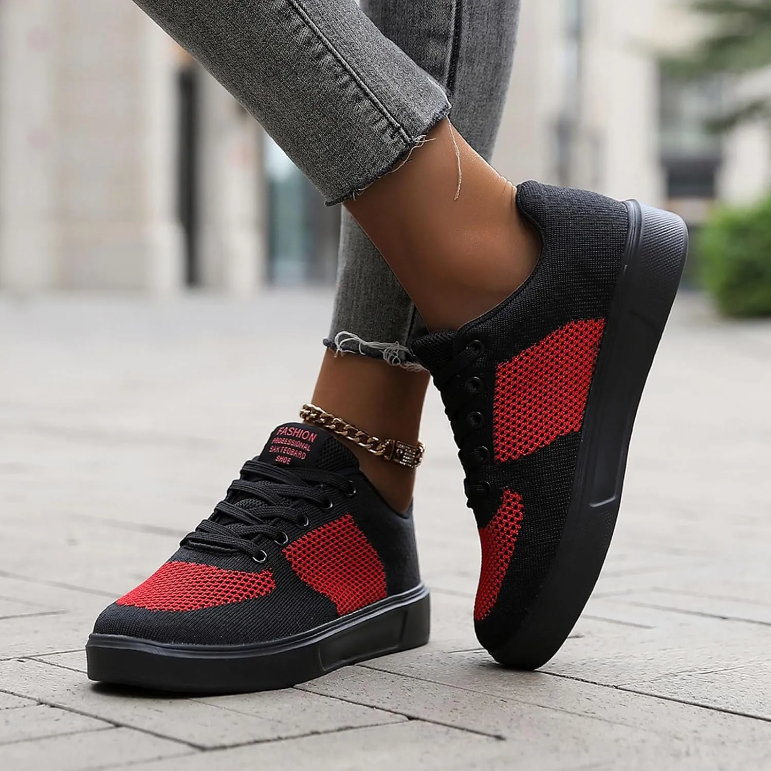 Men's Breathable Mesh Running Shoes Lightweight Breathable Walking Shoe Gym Tennis Lightweight Minimalist Shoes