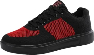 Men's Breathable Mesh Running Shoes Lightweight Breathable Walking Shoe Gym Tennis Lightweight Minimalist Shoes