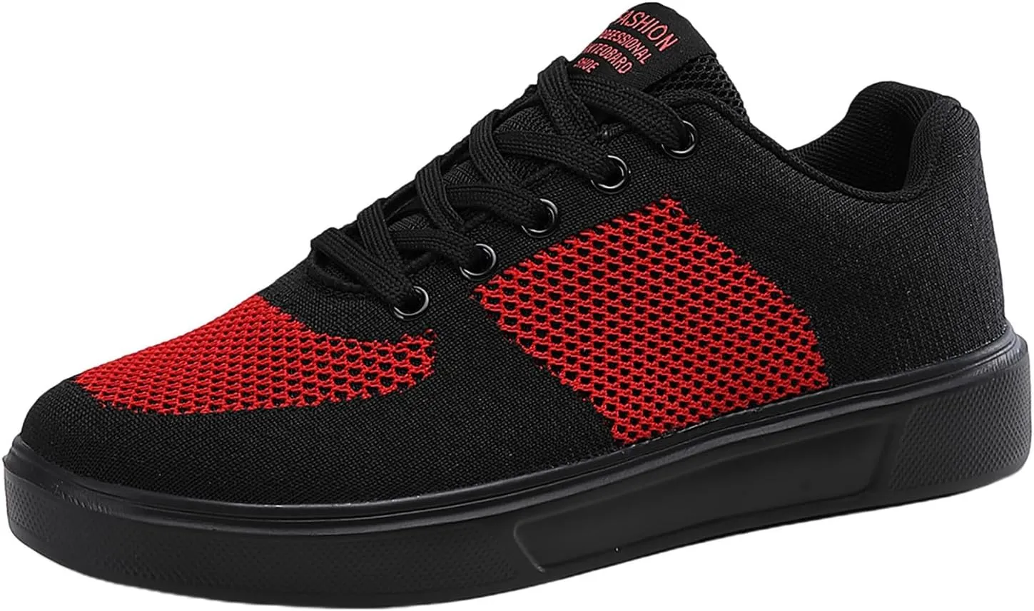 Men's Breathable Mesh Running Shoes Lightweight Breathable Walking Shoe Gym Tennis Lightweight Minimalist Shoes