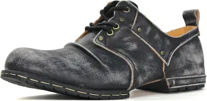 Mens Chukka Biker Cowboy Motorcycle Stylish Boots Combat Hiking Leather Casual Ankle Boots 6015-1-E-R