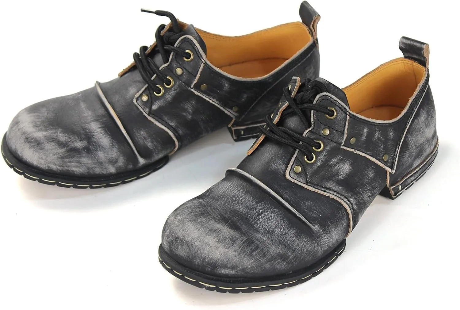 Mens Chukka Biker Cowboy Motorcycle Stylish Boots Combat Hiking Leather Casual Ankle Boots 6015-1-E-R