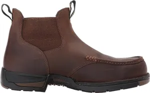 Men's Georgia Boot Athens Brown, WP, SR, Chelsea Soft Toe Boot
