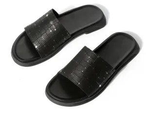 MEN'S LEATHER FLAT COMFORTABLE SLIPPERS