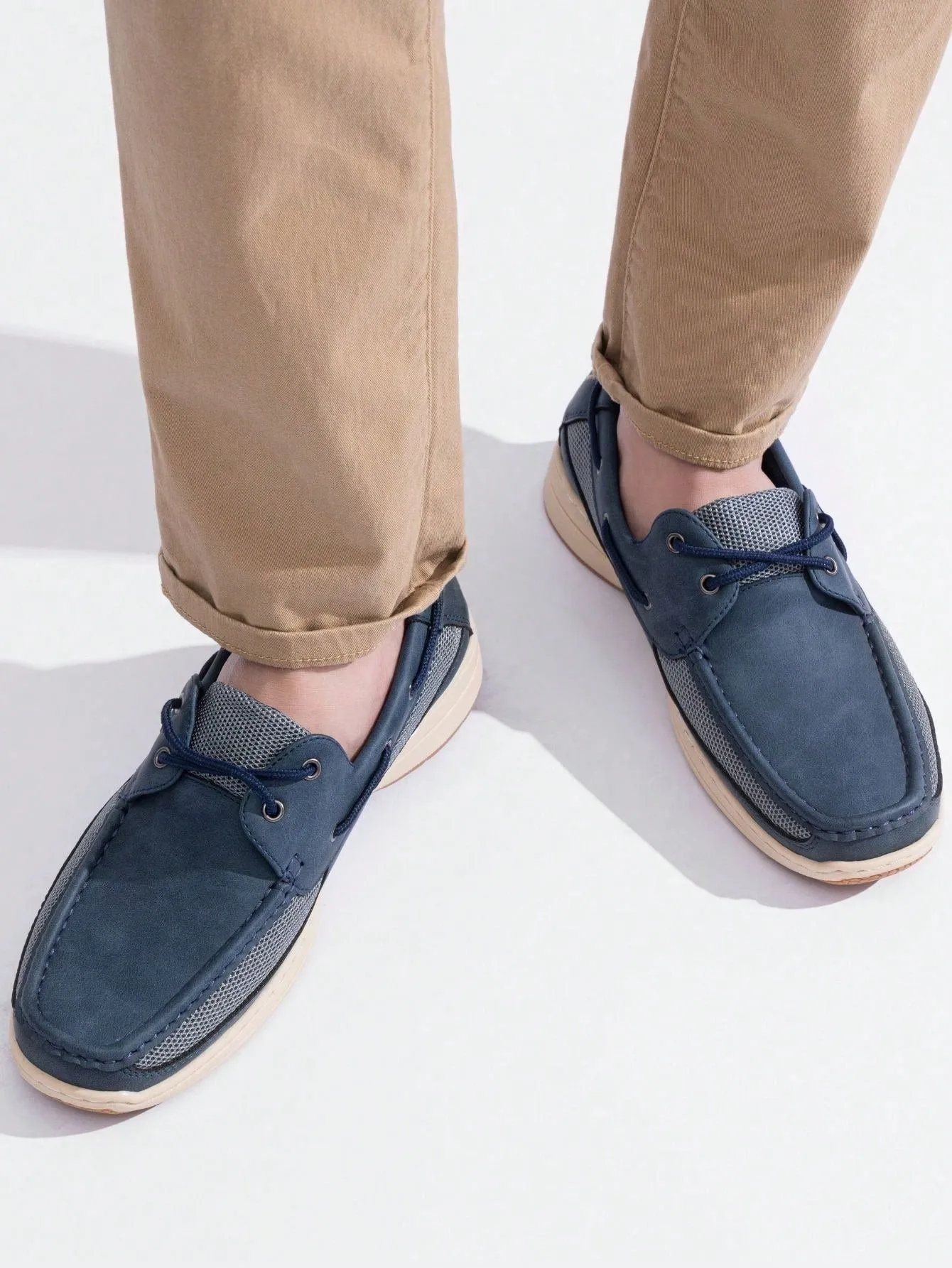 Men's Lightweight Slip-On Boat Shoes with Arch Support – Stylish Casual Loafers